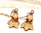 Tiny Ballerinas - Vintage and 14k Gold Filled Necklace