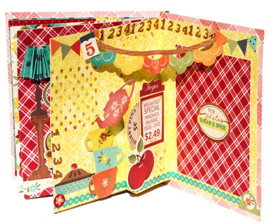Crate paper  home sweet home theme  Popup book online Class and tutorial
