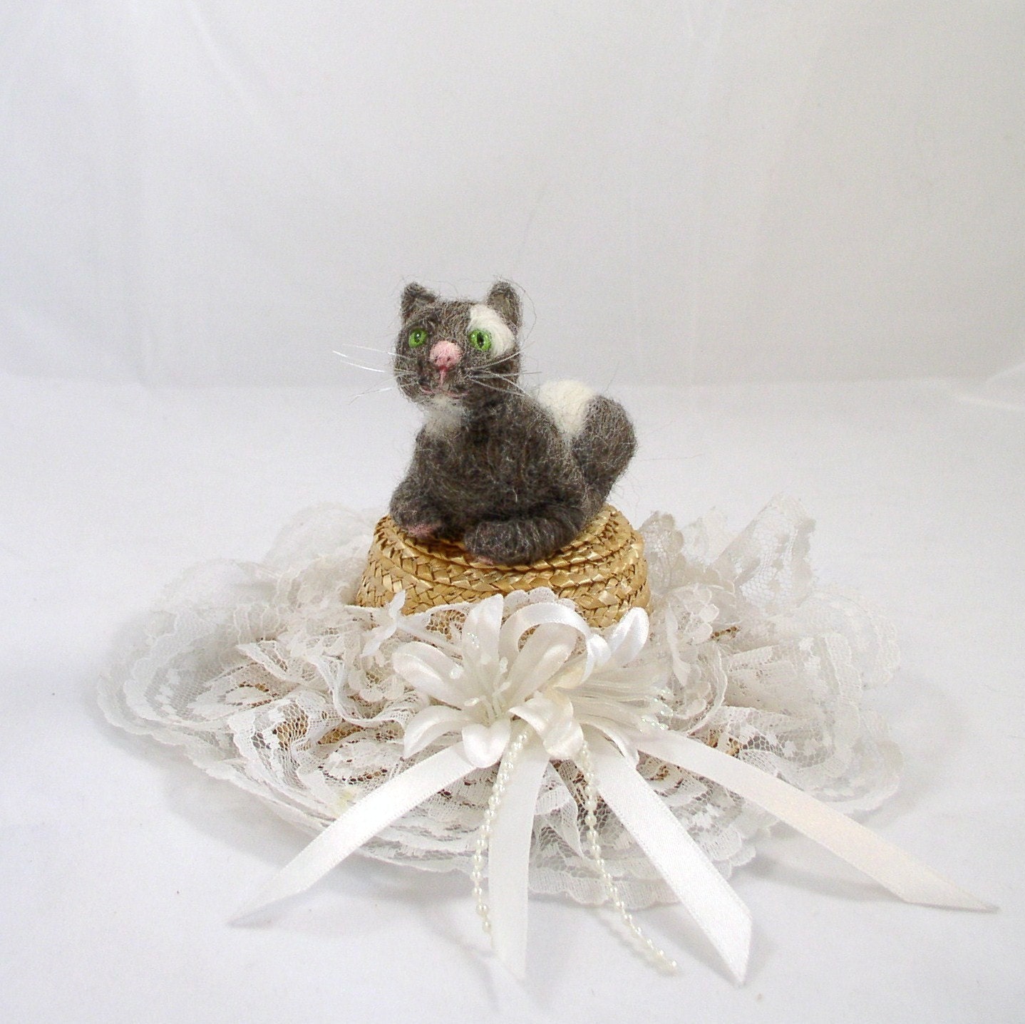 Sammy the Needle Felted Cat