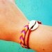 L.A. Raised-8 String Arrows-multi colored Bracelets