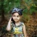Enchanted Forest Dress-  Girls Vintage party Dress - Chartreuse or Rasberry Colorway