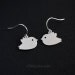 Bird necklace, kissing love birds on branch necklace, STERLING SILVER, family necklace, couple, friendship, wedding gifts, bridal jewelry