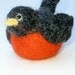 PATTERN-BOOKLET. A Knit & Felt Wool Birds Pattern