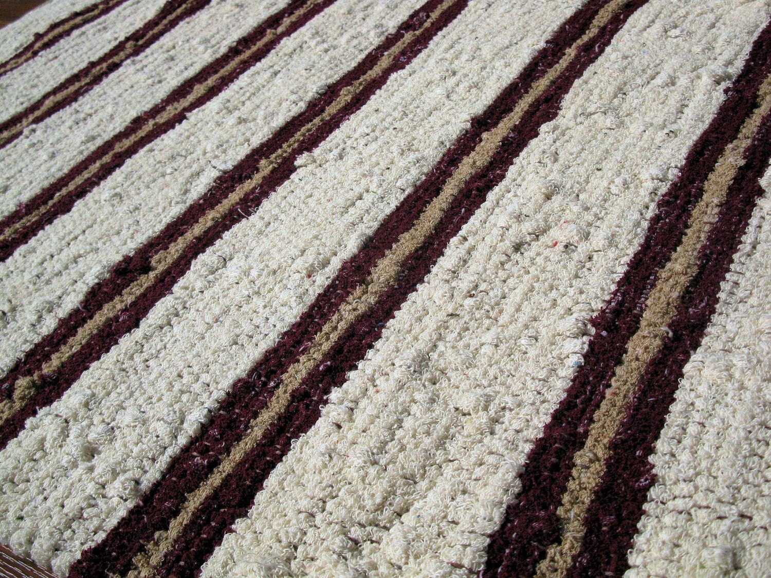 Handwoven Rug - 6 Stripes 28x47
