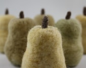 Pair of pears Needle felted hand made Eco friendly decoration