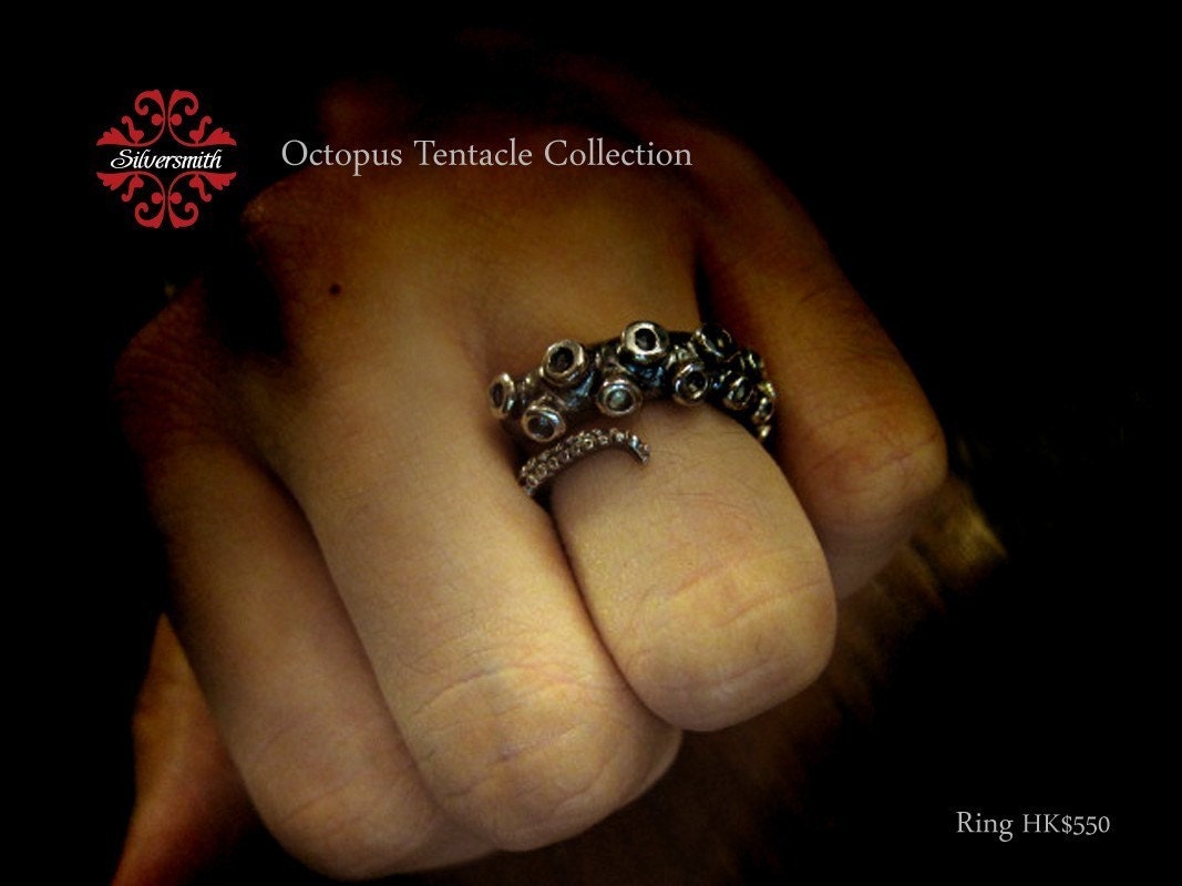 Silversmith Octopus Tentacle Sterling sliver Pendant