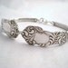 Spoon Bracelet, Antique Bracelet, Antique Spoon Silverware, Wedding Bridal, Bridesmaid Jewelry RIALTO 1894