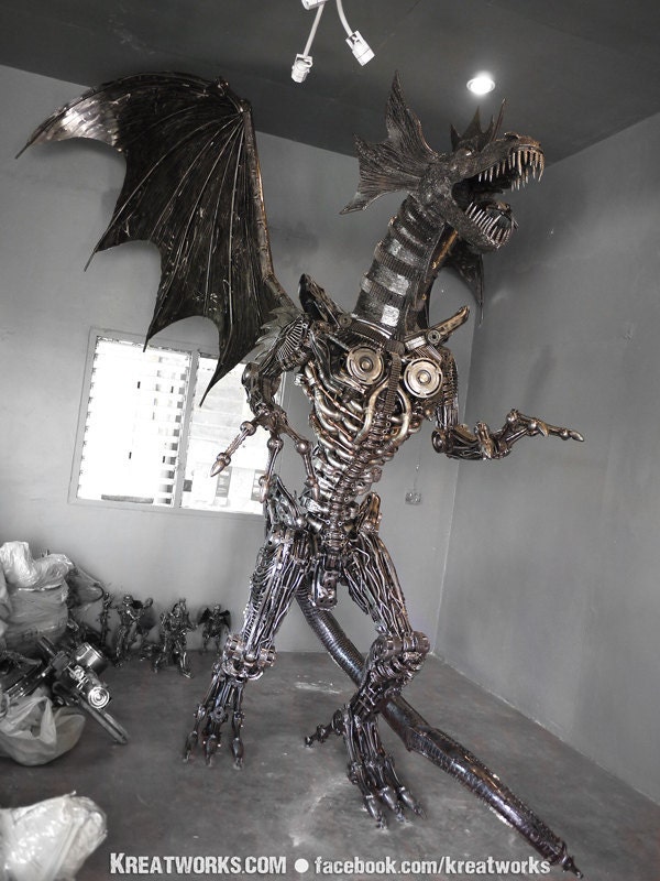 Steampunk - The Metal Giant Dragon (made-to-order)