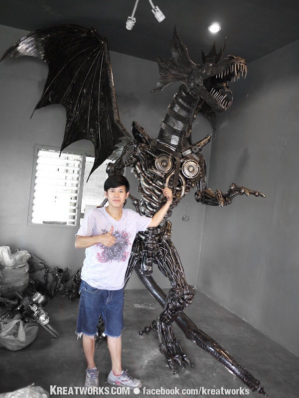 Steampunk - The Metal Giant Dragon (made-to-order)