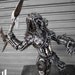Metal Sculpture - Metal Spearman Hunter (Medium item)