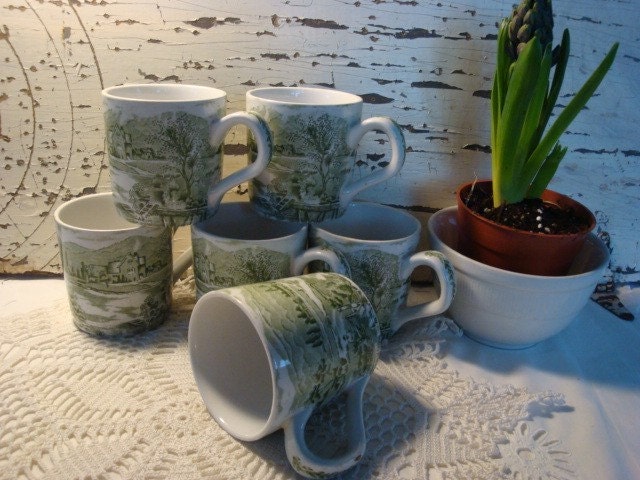 vintage staffordshire mugs
