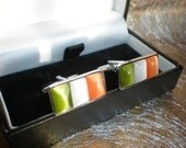 Irish Gift-Irish Flag Cufflinks-Ireland lucky gift-Includes gift box- Perfect present