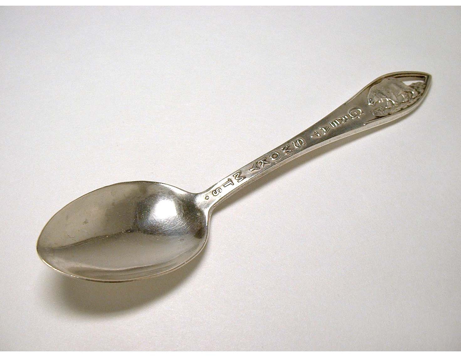 Vintage Sterling Silver Souvenir Spoon from The Great Smokey Mountains