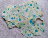 Baby Gift Set, Blanket-Bib-Burp Cloth- blue, green yellow