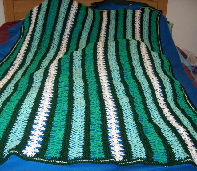 Hairpin Lace Afghan