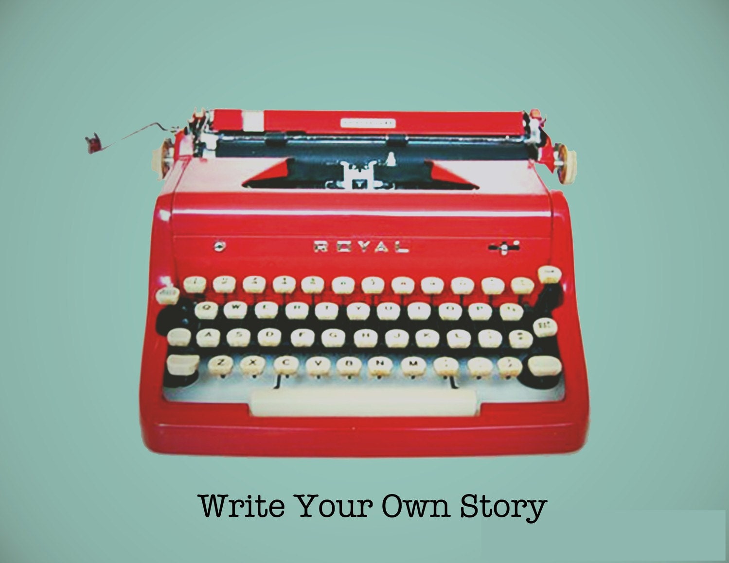 Write Your Own Story- 8 x 10 Art Print- Pop Series