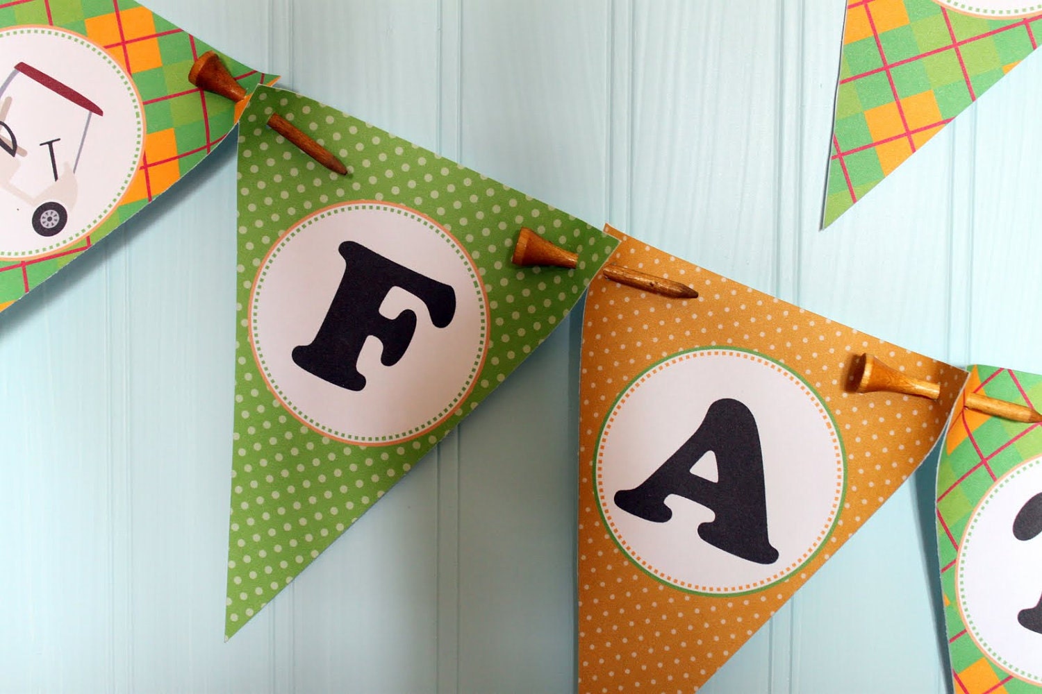 Golf Theme DIY Printable Banner
