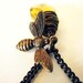 Reserved for jandipan- Luminous Honey Drop Bee Necklace