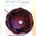 Amethyst Silk Hair Flower