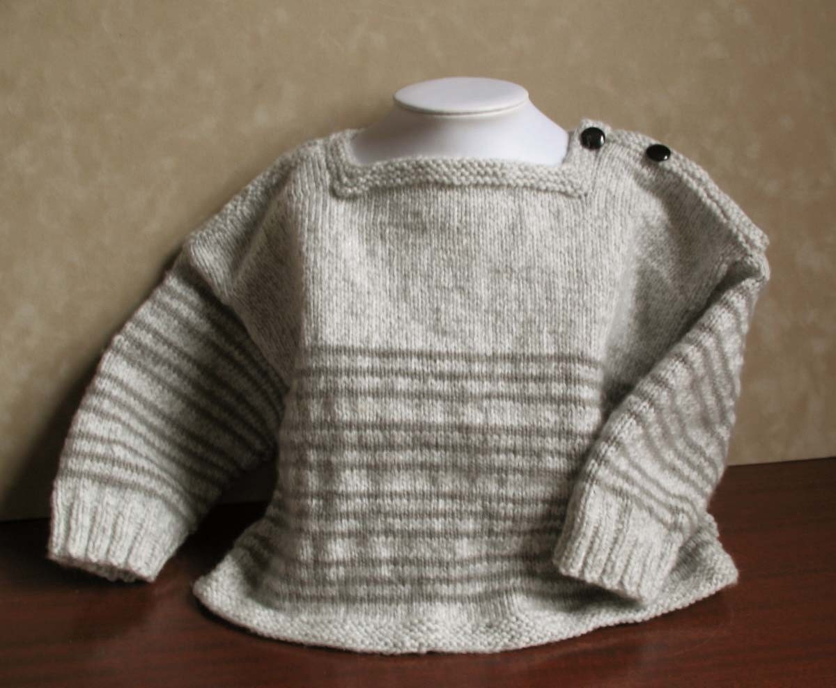 Toddler's-Child's Hand Knit Sweater 18-24 months