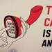 vintage mod Ericksson Telephone Advertising Sign