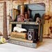 Reserved for Lisa Vintage Esquire Advertising Shoe Shine Display Cubby Shelf