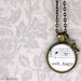 Vintage sheet music necklace with skeleton key charm. Cottage