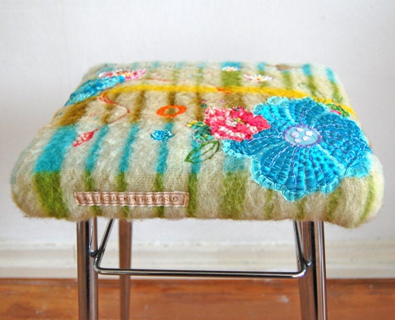 re-styled vintage stool