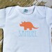 TRICERATOPS Dinosaur onesie or lap t-shirt