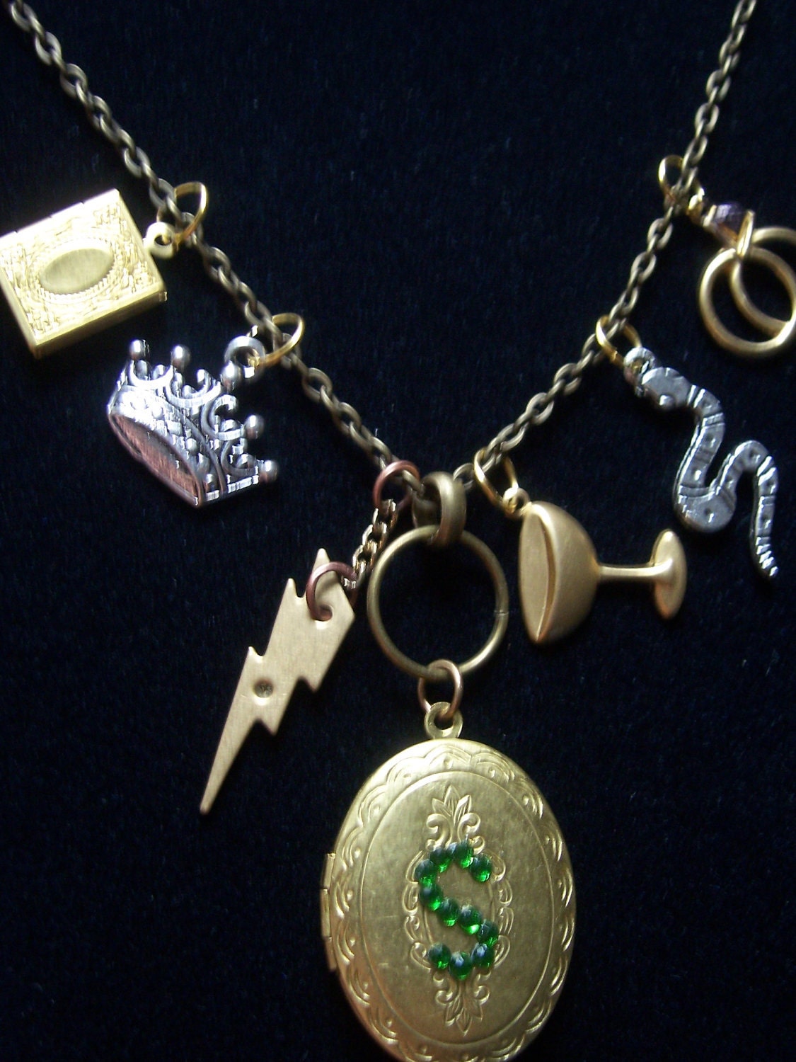 Harry potter Inspired Horcruxes  VS St Patrick's day  promotion  -horcrux necklace - on SALE