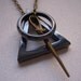 Deathly hallows necklace  symbol -  My Original Design - Harry Potter