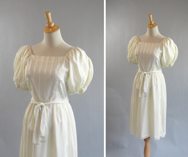 Vintage Peasant Chic Dress