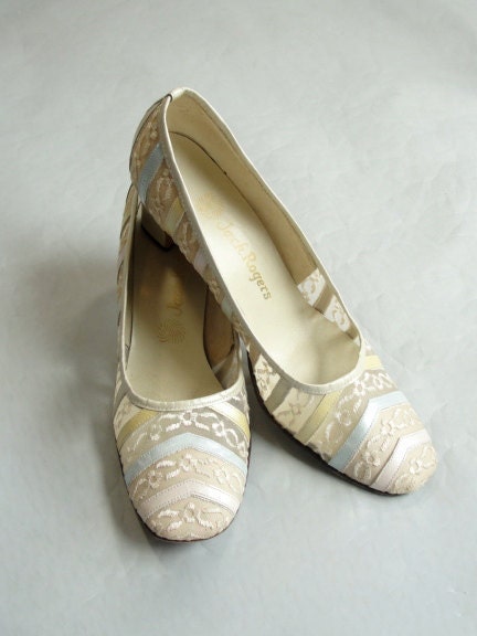 Vintage JACK ROGERS  Easter Egg Mod Shoe
