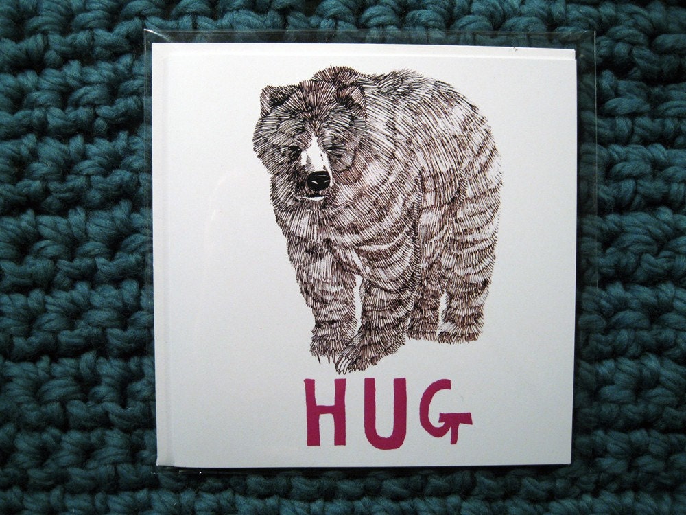 Bear Hug Card/Alternative Valentine's Day