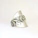 Norwegian Feather Filigree WHOLE SPOON RING
