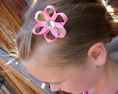Pink Oops A Daisy Hair Clippie