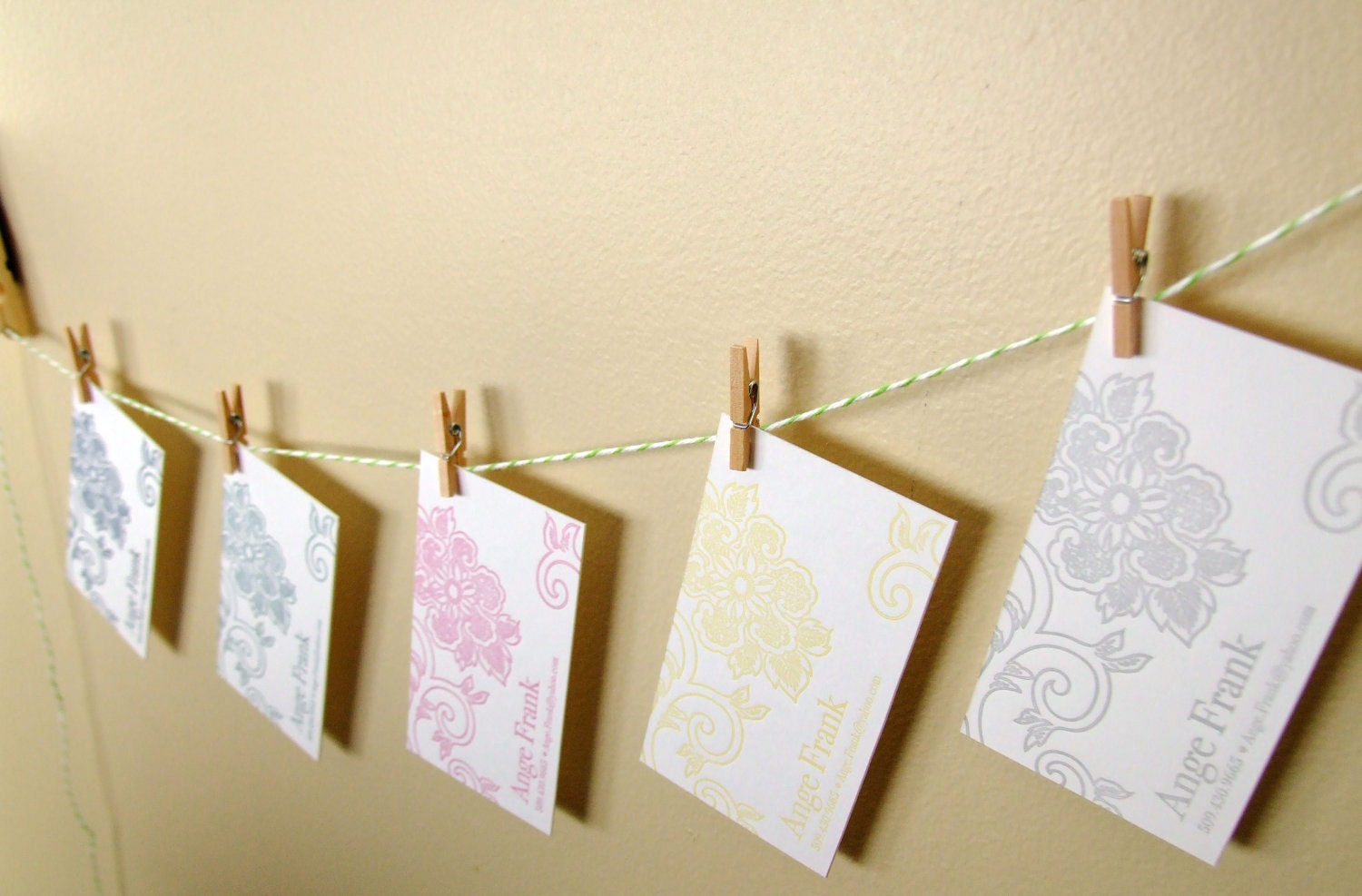 200 Letterpress Calling Cards, One-color