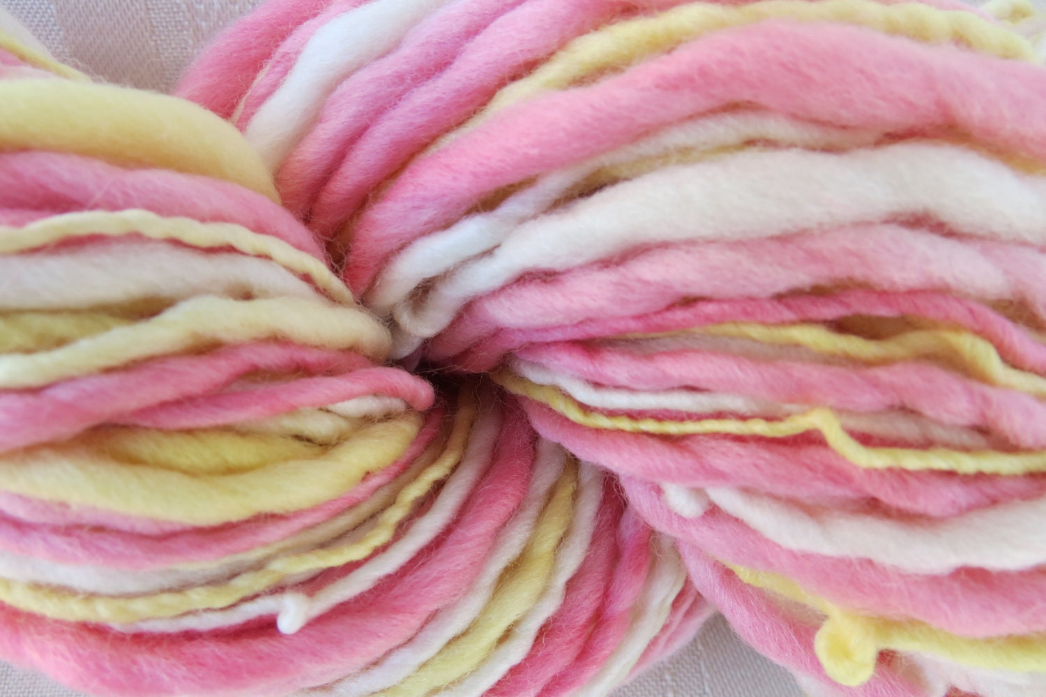 Peeps Handspun Art Yarn photo props infant accent hammock hats cocoon border wrap