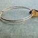 Golden Brass Hoops with Triangle Accent