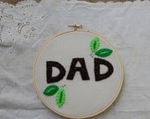 Sale- Dad Felt Applique Wall Art
