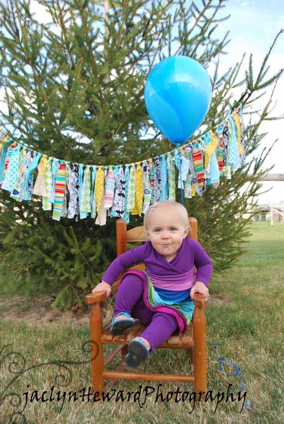 CUSTOM Shabby Chic Garland Tattered / Birthday Banner / Torn Fabric Rag Garland / Baby / Vintage Wedding Garland / Nursery / CUSTOM lengths