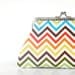 Colorful chevron purse,zig zag stripes