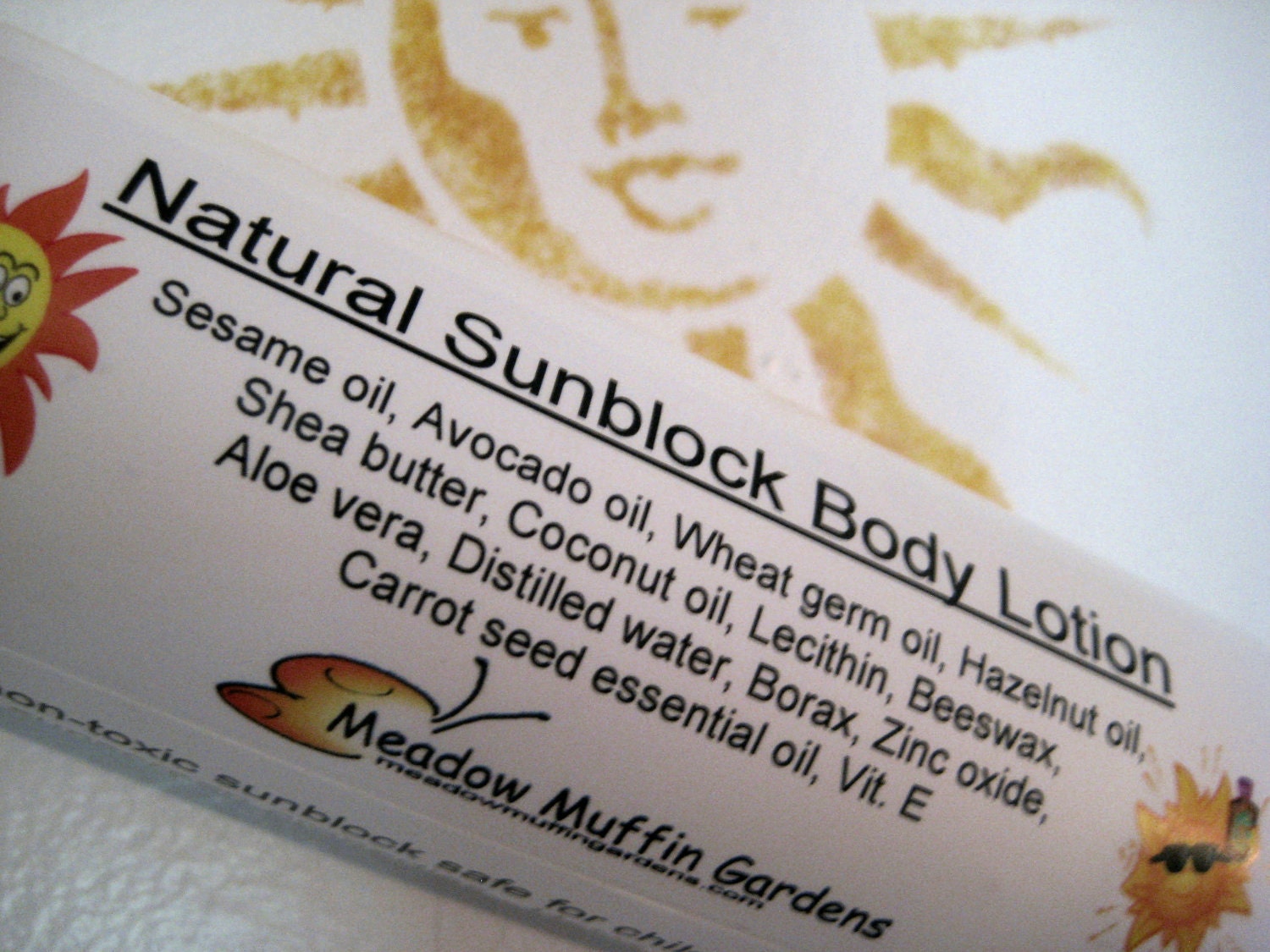 Natural Sunblock Body Lotion, zinc oxide protection, child safe, moisturizer, dry skin