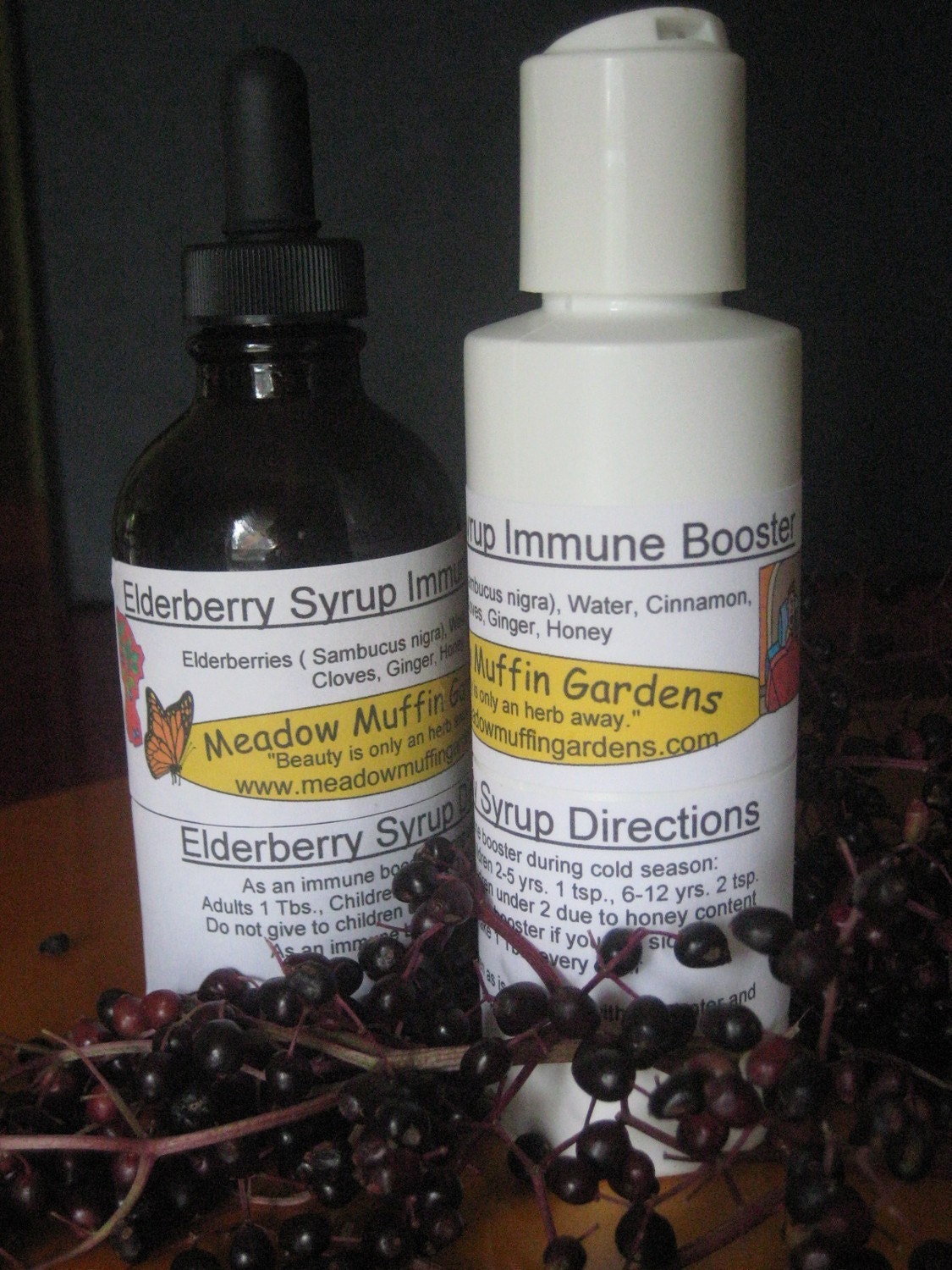 Cold and Flu Season Elderberry Syrup, Health Booster, Tea