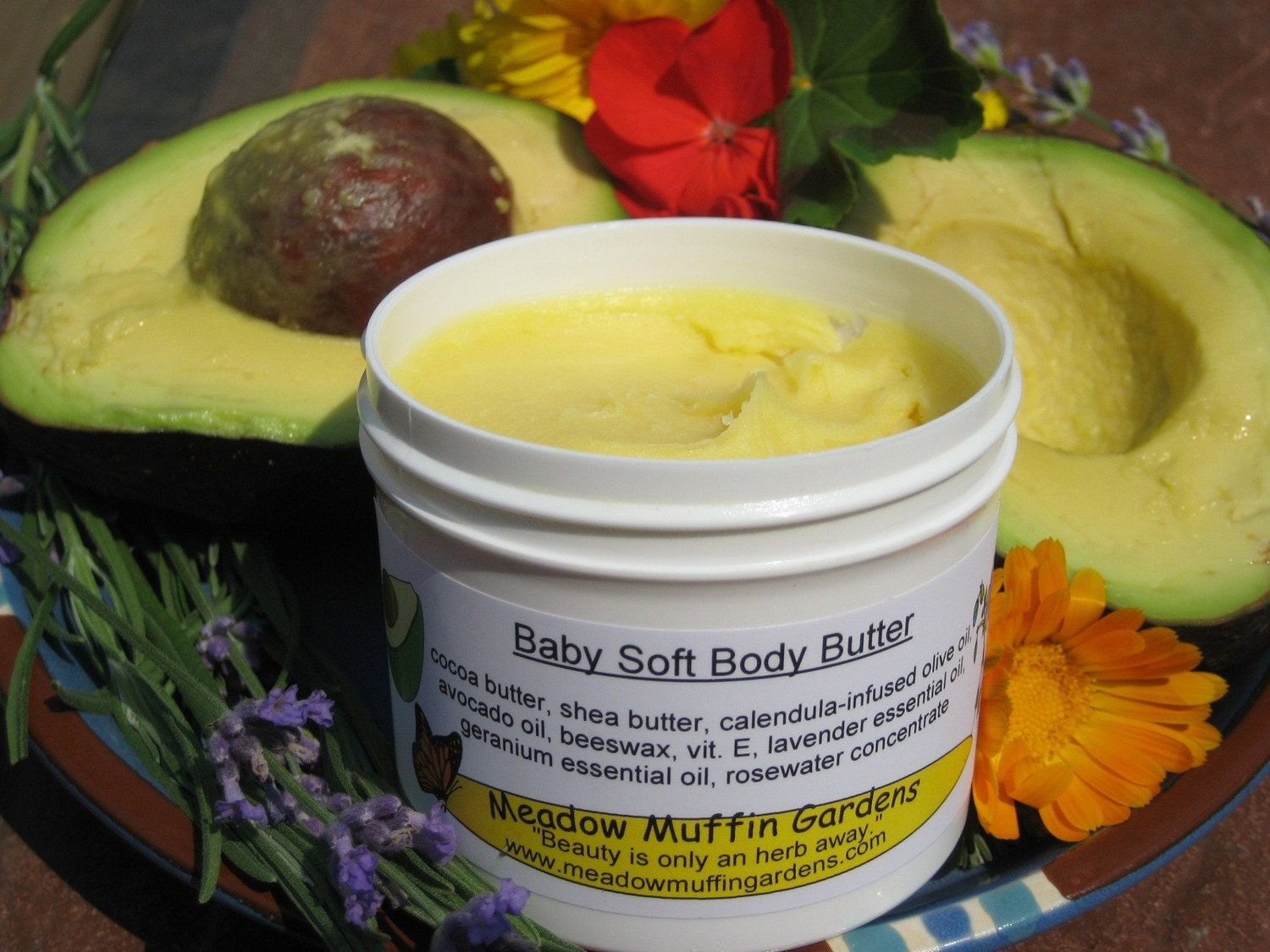 Body Butter, Baby Soft  Avocado Body Butter, Intense Skin Care
