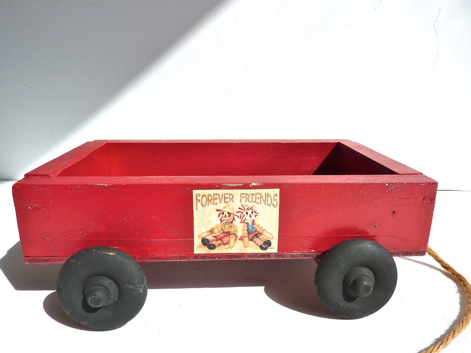 Little Red Wooden Wagon