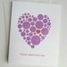 Letterpress Valentine Card - Circle Heart