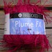 Berroco Plume FX Eyelash Novelty Yarn, Burgundy, Pink, Red Knit Crochet Carry Along Vegan, 2 balls