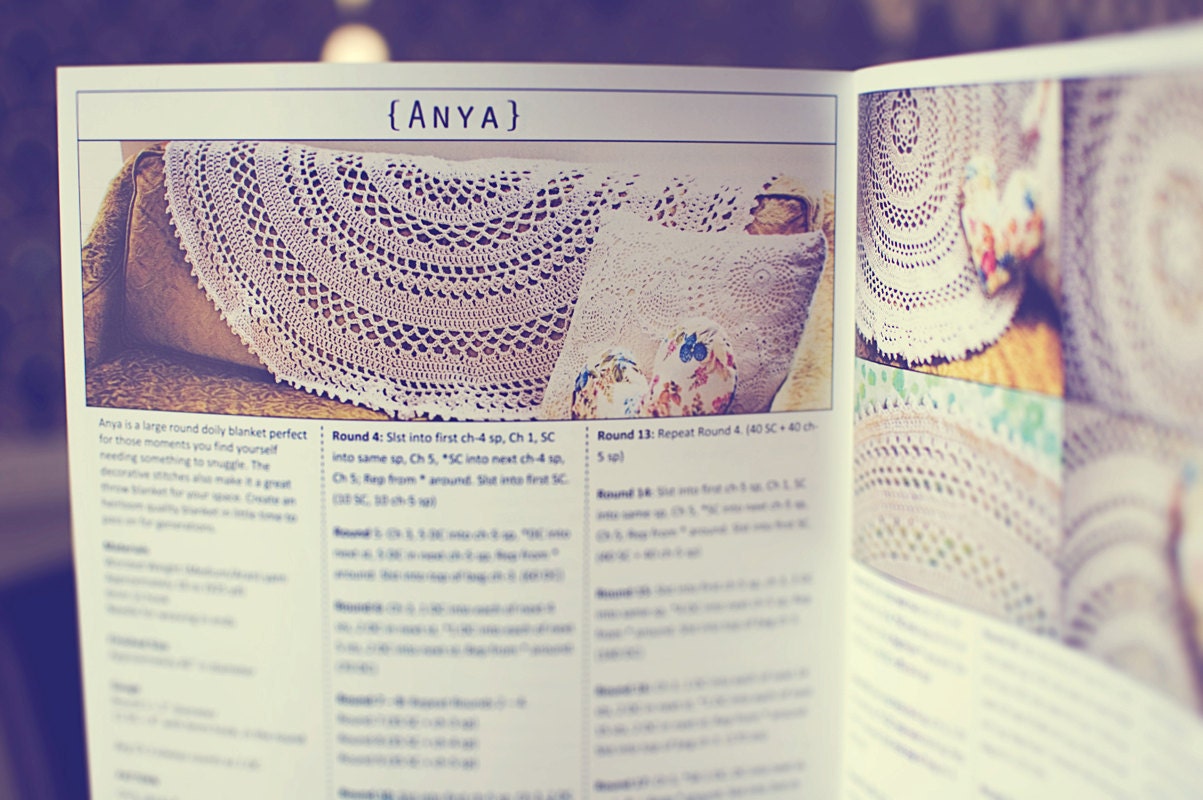 Crochet PATTERNS: Lace Love (Printed)