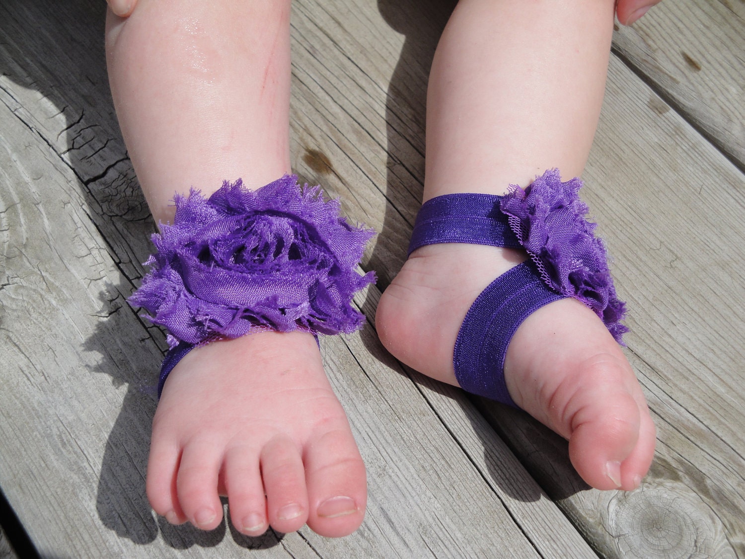 Grape Baby Barefoot Sandals Summer Shoes